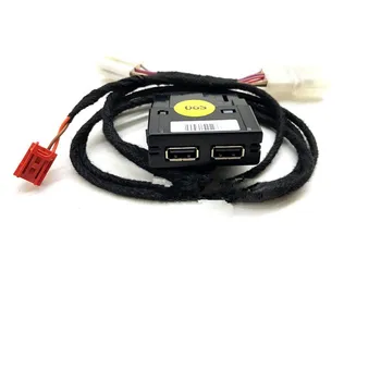 OEM Asiento Trasero conector USB Reposabrazos USB con el Cableado para VW Tiguan MK2 Teramont Skoda Kodiaq Karoq Octavia A7 5QD 035 726 L