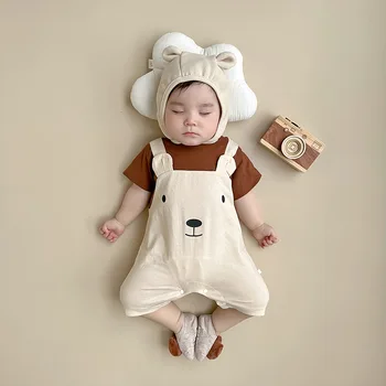 Ropa para bebés de Verano Traje de Algodón para Niña Niño Niño Mono Bebé Ropa de Niños en General los Animales de llevar Una Pieza de Ropa de Bebe