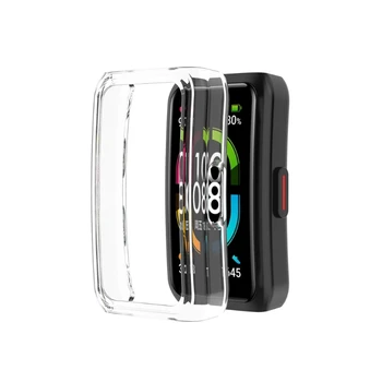 Smart Watch PC Cáscara Dura Cubierta de Protección Para Huawei Honor de Banda de 6 Reloj de la Pantalla Protector de Caso