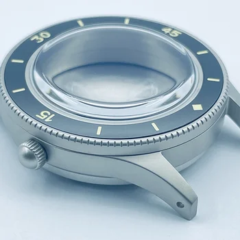 Seiko modificado caso retro primer año de cincuenta buscan serie reloj de buceo NH35 movimiento completo luminoso de cerámica anillo exterior