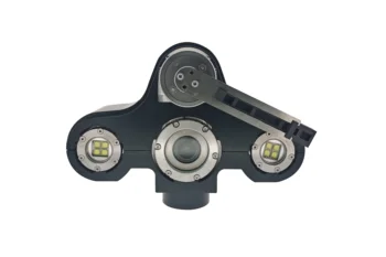 ROV 1080P HD dual de la lámpara del limpiaparabrisas de la cámara con 2 conjuntos de 50W de alta potencia luces de relleno ZF-IPC-10B11