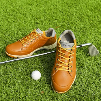 Zapatos De Golf De Los Hombres Zapatillas De Deporte Profesional Picos Antideslizante Golfista Calzado Entrenadores Deportivos De Lujo Zapatos