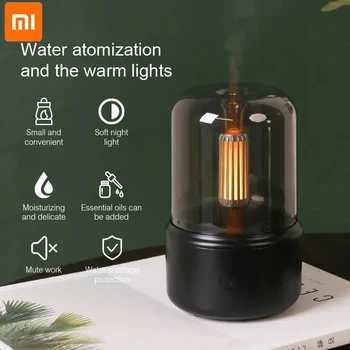 Xiaomi Portátil Mini Difusor de Aroma USB Humidificador de Aire, de Aceite Esencial de Noche, la Luz de Niebla Fría Fabricante de Pulverizador para Regalo