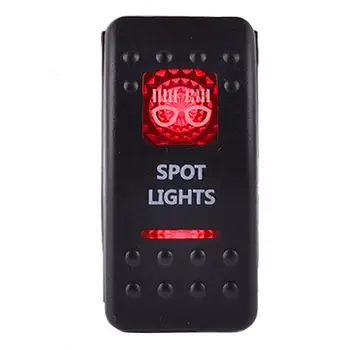 EE 12V 20A Bar Carling LED Rojo de la Luz del Punto de Inserción de Balancín Interruptor de palanca de los Accesorios del Coche de Ventas