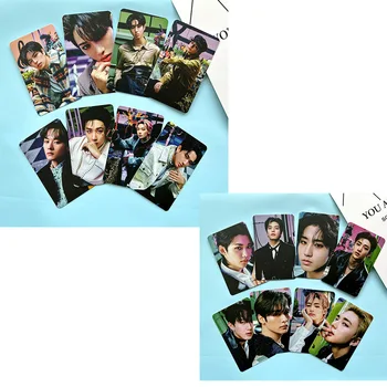 16cs/Set Kpop Callejeros Niños Nuevo Álbum El SONIDO Lomo de la Tarjeta de Photocard hyun jin Felix Bangchan HAN de Regalo de los Fans de la Colección