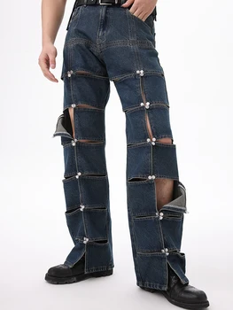 A2140 los Hombres de la Moda de los Jeans de 2023 Pista de Lujo de la famosa Marca Europea de Diseño de parte de los Hombres del estilo de la Ropa