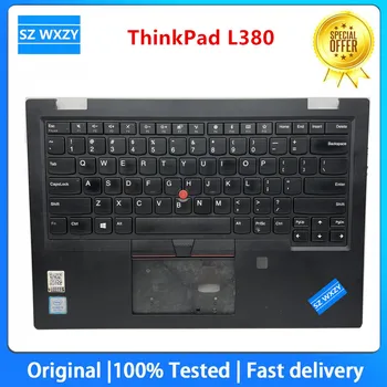 95% Nuevos y Originales Para ThinkPad L380 Reposamanos el Embellecedor de la Tapa Con Teclado Negro 02DA301 100% Probado Buque Rápido
