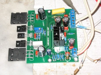 Venta caliente LME49810 100W Mono 8ohm Amplificador kit con TTA1943 TTC5200