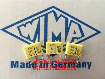 2020 de la venta caliente 10pcs/20pcs alemán de condensadores WIMA FKC3 160V 0.0068 UF 6800PF 682 6N8 P: 10 mm de Audio condensador de envío gratis