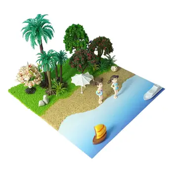 escenas de playa del Modelo de Escena de la Exhibición Interactiva para la Concentración de la Creatividad