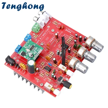Tenghong 80W*3 DC12V Potencia de Amplificador de Alta Potencia de Bluetooth sin pérdida de 2.1 Canales Vehículo Equipo de Sonido del Altavoz del Amplificador