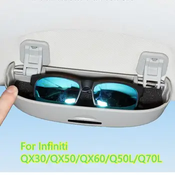 Para INFINITI Q70L Auto gafas gafas de sol caso de la Caja de Almacenamiento de modificación de la instalación No-destructiva de alta calidad