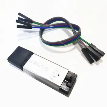Carcasa de aluminio CP2102 USB 2.0 a TTL UART del Módulo de 5Pin Convertidor de Serie STC Reemplazar FT232 Módulo de apoyo 5v/3.3 v