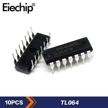 10pcs/lot TL064CN TL064 DIP-14 Circuito Integrado JFET de Entrada de los Amplificadores Operacionales Electrónica del Chip ci